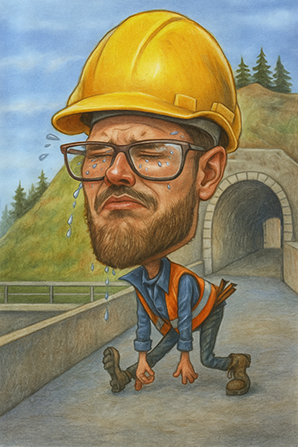 Karikatura na zakázku podle fotky od karikaturisty Janka: originální dárek kreslený grafitem na formát A3.